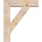 Ekena Millwork Traditional Block Smooth Bracket w/ Offset Brace, Douglas Fir, 7 1/2"W x 30"D x 36"H BKT0806X30X36TRA05SDF - alternate 2